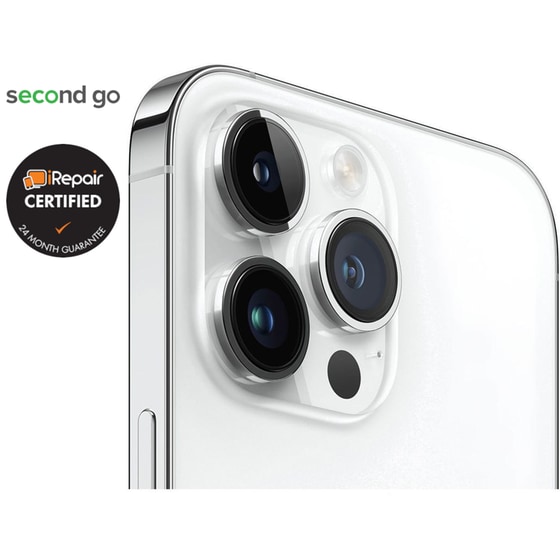 Μεταχειρισμένο Apple iPhone 14 Pro 128GB Silver second go Certified by iRepair image 5