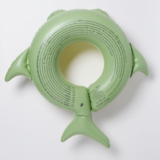 Σετ Παιδικό Σωσίβιο SunnyLife Shark Tribe 2 τμχ 160 cm - Χακί image 4
