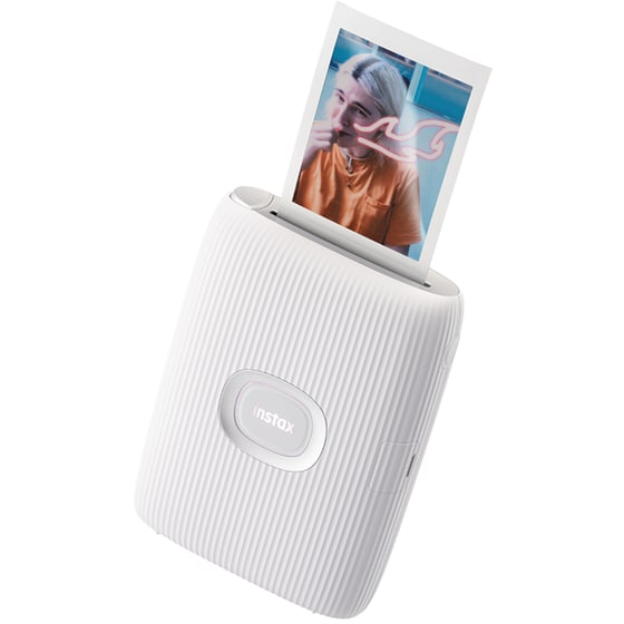 Fujifilm Instax Mini Link 2  Έγχρωμος Φορητός Φωτογραφικός Εκτυπωτής Zink Photo με Bluetooth - Clay White (16767193) image 2