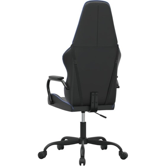 Καρέκλα Gaming VIDAXL 345557 από Τεχνητό Δέρμα - Μαύρο / Μπλε image 1