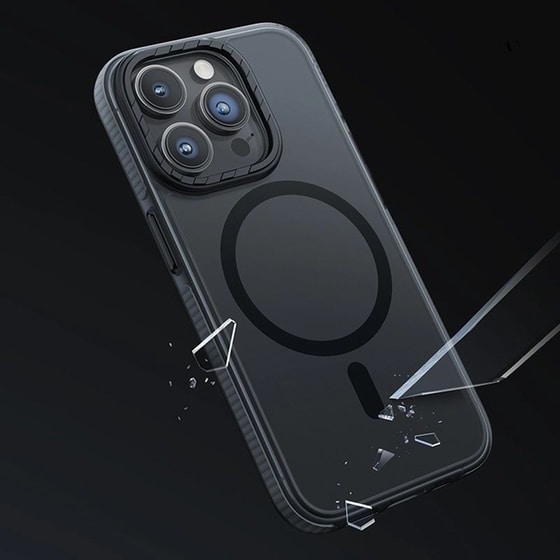 Θήκη Apple iPhone 15 Pro - Hoco Drop Proof Magnetic Series AS2 με MagSafe - Μαύρο image 0