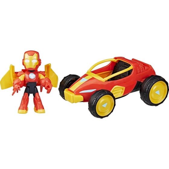 Hasbro Φιγούρα Marvel Iron Man & his Awesome Friends 2 σε 1 - 1 Τμχ Τυχαία Επιλογή Σχεδίου (G12575) image 4