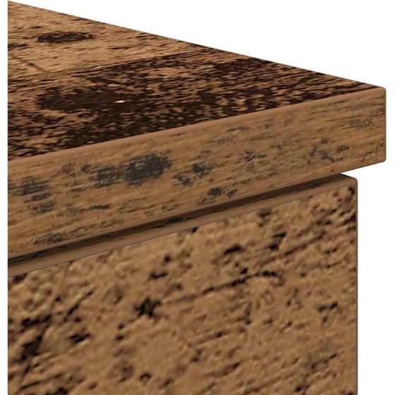 Γραφείο VidaXL από Επεξεργασμένο Ξύλο 140x49x76 cm - Παλιό Ξύλο image 6