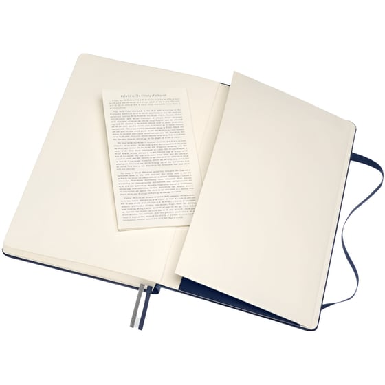 Σημειωματάριο Moleskine Plain Medium Μπλε (1 Τεμάχιο) image 2