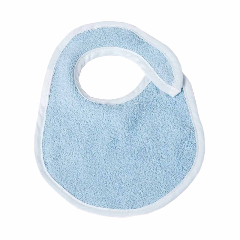 ΚΌΣΜΟΣ ΤΟΥ ΜΩΡΟΎ Σαλιάρα Πετσετέ Κόσμος Του Μωρού Σιέλ με Ρέλι Λευκό