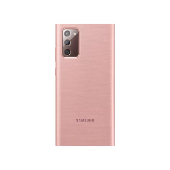 Θήκη Samsung Clear View Cover Note 20 Copper Brown image 1