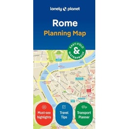 Lonely Planet Rome City Map