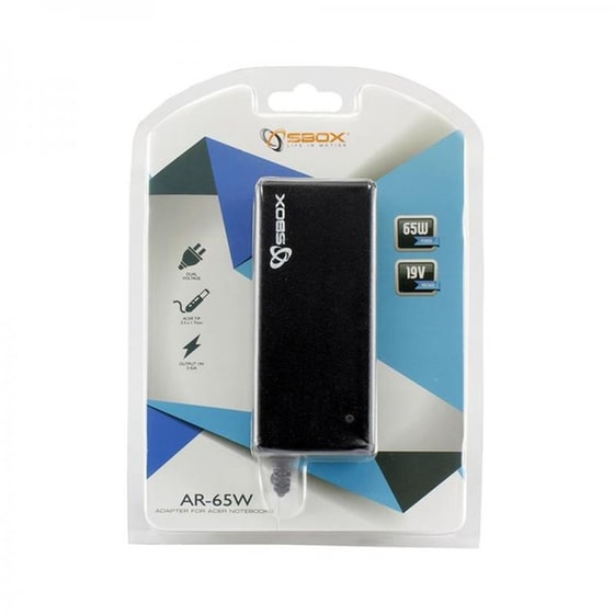 Φορτιστής SBOX AR-65W για laptop Acer με υποδοχή 5.5x1.7mm - 65 W image 1