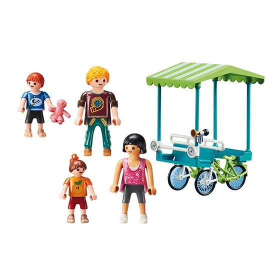 PLAYMOBIL® Family Fun Οικογενειακό Ποδήλατο (70093) image 1