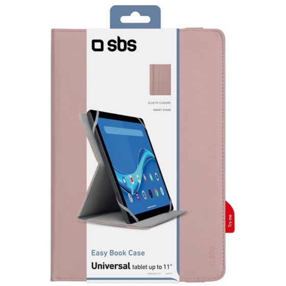 Θήκη Tablet Universal 11" - SBS Book Case with Stand - Pink image 1