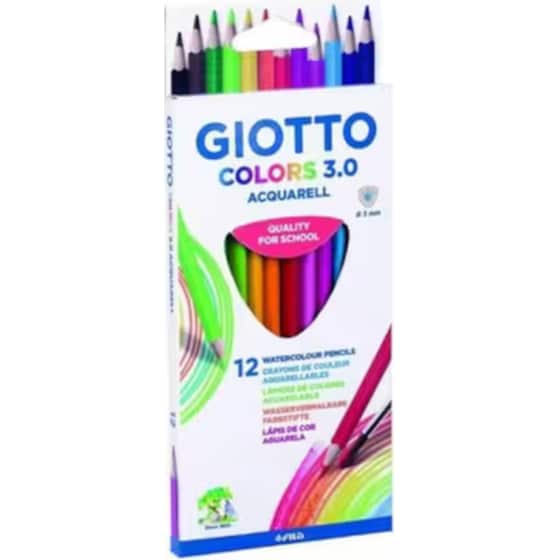 Ξυλομπογιές Giotto Ακουαρέλας Colors 12 Τεμάχια image 0
