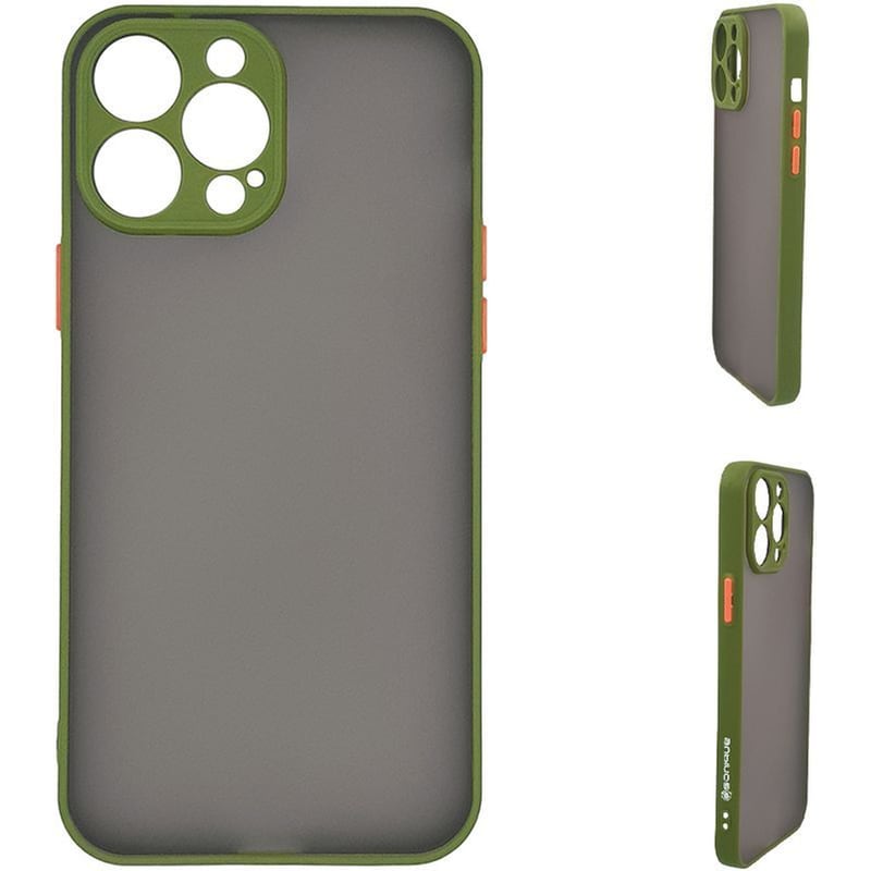 Θήκη Apple iPhone 13 Pro Max - Sonique Color Button Bumper - Πράσινο