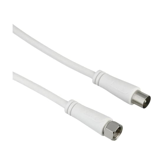 Καλώδιο Hama F-Connector Male σε Coax Male - 1.5m image 1