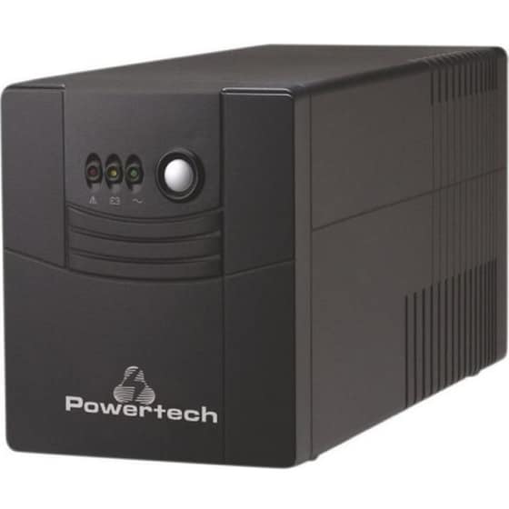 UPS Powertech 1500VA 900W με 4 Schuko Πρίζες PT-1500 Μαύρο image 2