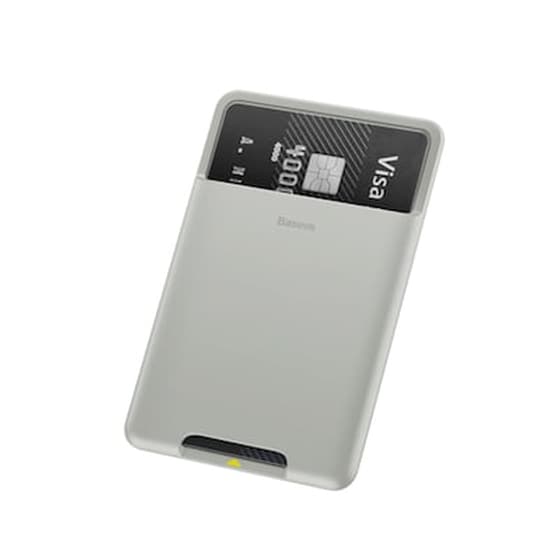 Θήκη Καρτών Baseus Silicone ACKD-A0G - Ανοιχτό Γκρι image 1
