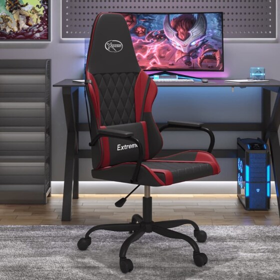 Καρέκλα Gaming VIDAXL 345540 από Τεχνητό Δέρμα - Μαύρη image 8