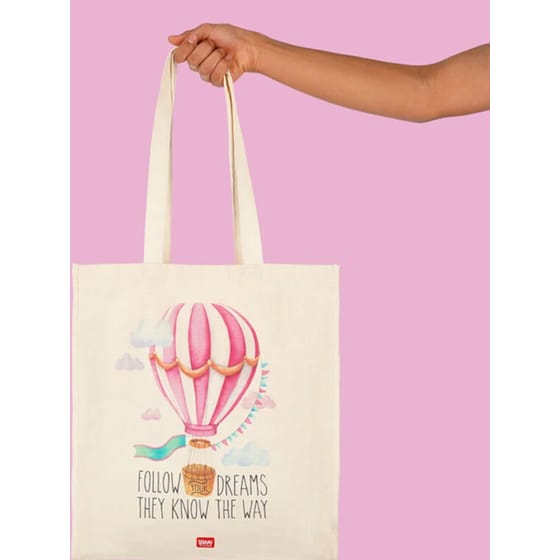 Τσάντα Tote Legami Air Balloon από Ύφασμα Βαμβακερή - Πολύχρωμη image 3