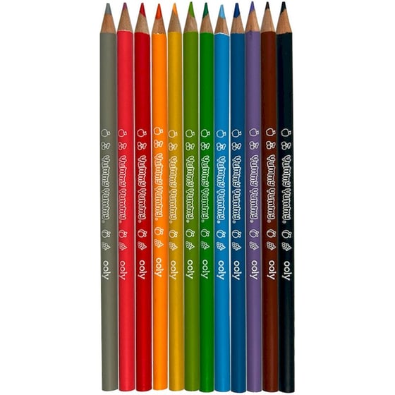 Ξυλομπογιές Αρωματικές Ooly Yummy Yummy (12 Τεμάχια) image 1