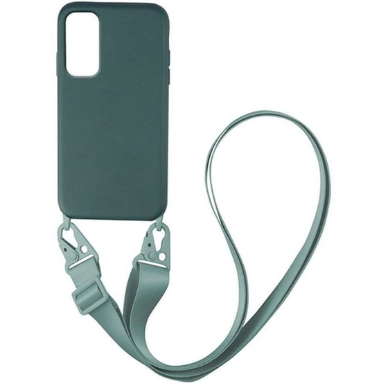 Θήκη Samsung Galaxy S20 - Sonique Carryhang Liquid Silicone Strap - Πράσινο image 0