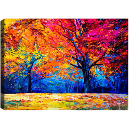 Μοντέρνος Πίνακας 24Mall Δέντρα 70x100 cm