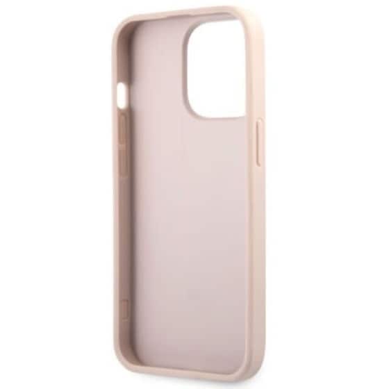 Θήκη Apple iPhone 13 Pro Max - Guess 4G Logo Collection Printed Stripe - Ροζ image 4
