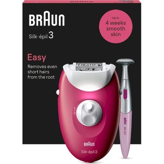 BRAUN SILK-ÉPIL 3 3-202 Αποτριχωτική Μηχανή Λευκό image 1