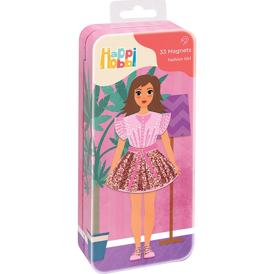 HappiHobbi Magnet Tins City Heroes/ Fashion Girl/ Mermaid Princess Εκπαιδευτικοί Χάρτινοι Μαγνήτες 1 Τμχ - Τυχαία Επιλογή Σχεδίου image 18