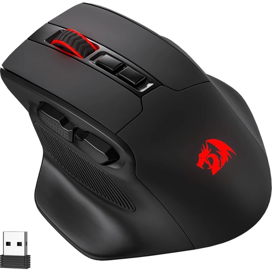 Redragon M806 RGB Pro Bullseye Gaming Ασύρματο Ποντίκι - Black image 1