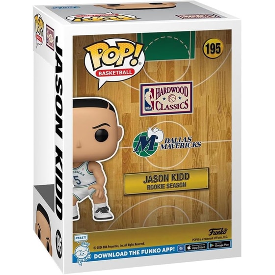 Φιγούρα Funko Pop! Nba: Dallas Mavericks - Jason Kidd (rookie Season) #195 image 2