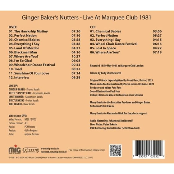 Live At Marquee Club 1981 image 1