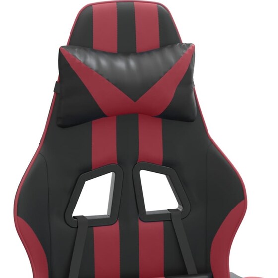 Καρέκλα Gaming VIDAXL 349526 από Τεχνητό Δέρμα - Μαύρο image 6