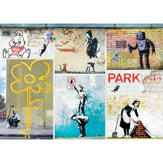 Παζλ Eurographics Banksy: Street Art (1000 Κομμάτια) image 1