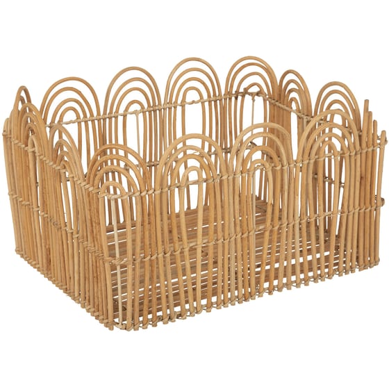 Καλάθια Αποθήκευσης Spitishop Ξύλινο 3Τμχ - Καφέ image 1
