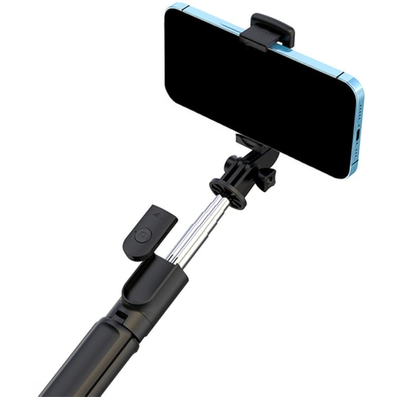 Selfie Stick XO SS09 με Ενσωματωμένο Τρίποδο - Μαύρο image 1