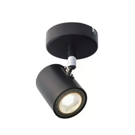 Σποτ Μονόφωτο Aca Orfeas Μεταλλικό 7 cm - Μαύρο