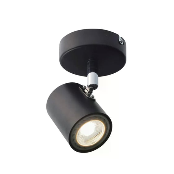 Σποτ Μονόφωτο Aca Orfeas Μεταλλικό 7 cm - Μαύρο image 0