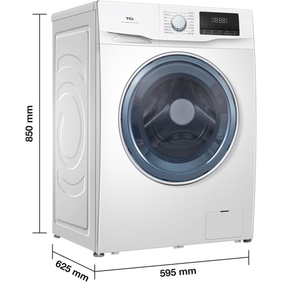 TCL FF1014WA0 10 kg 1.400 Στροφές Λευκό Πλυντήριο Ρούχων image 5