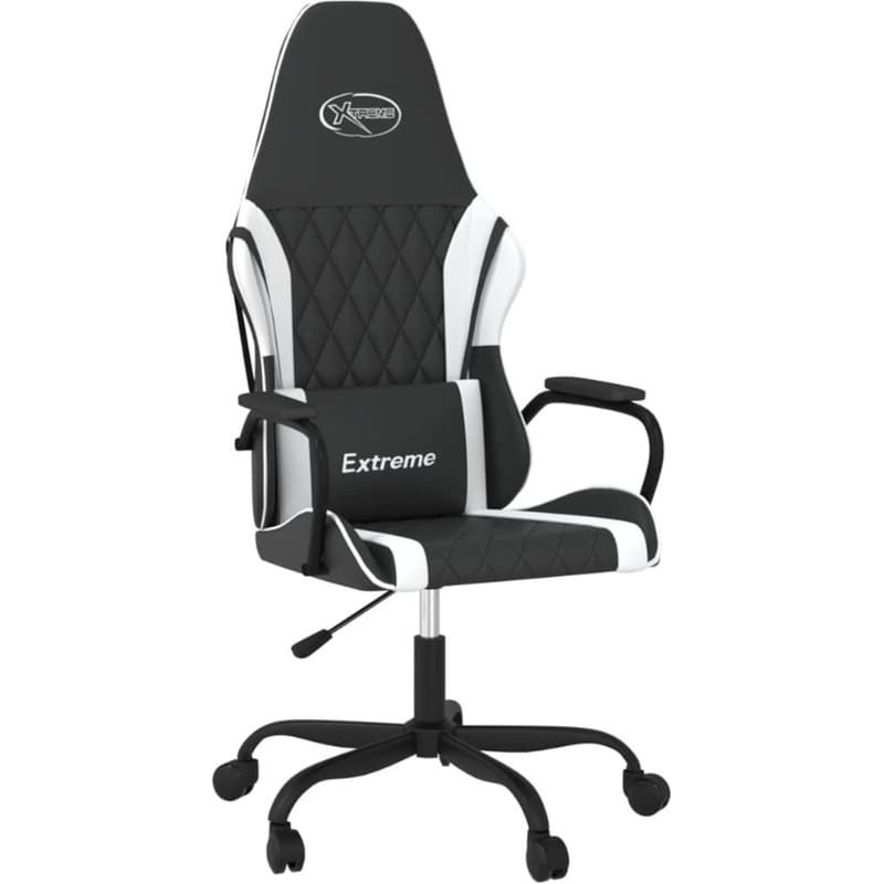 Καρέκλα Gaming VIDAXL 345538 από Τεχνητό Δέρμα - Μαύρη