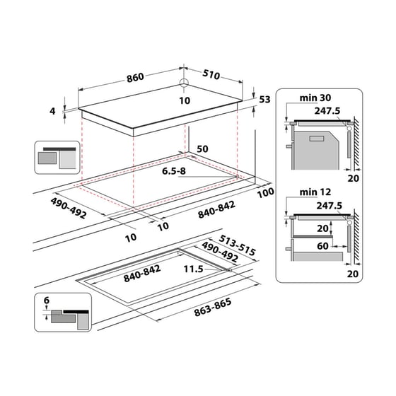WHIRLPOOL SMP 9010 C/NE/IXL Αυτόνομη Επαγωγική Εστία image 6