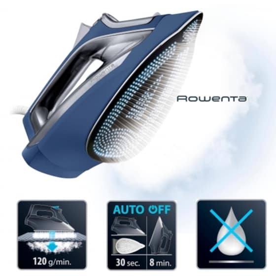 ROWENTA DX1636D1 2400W Μπλε Σίδερο Ατμού image 4