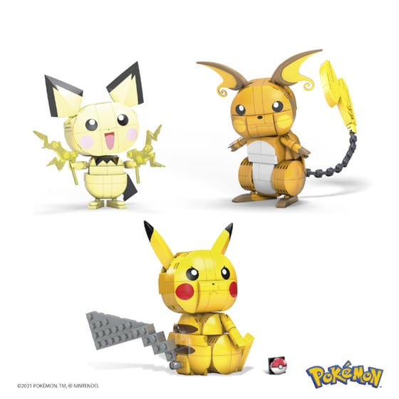 Mega Bloks Τουβλάκια Pokemon - Pikachu Evolution Trio (621 Κομμάτια) image 2