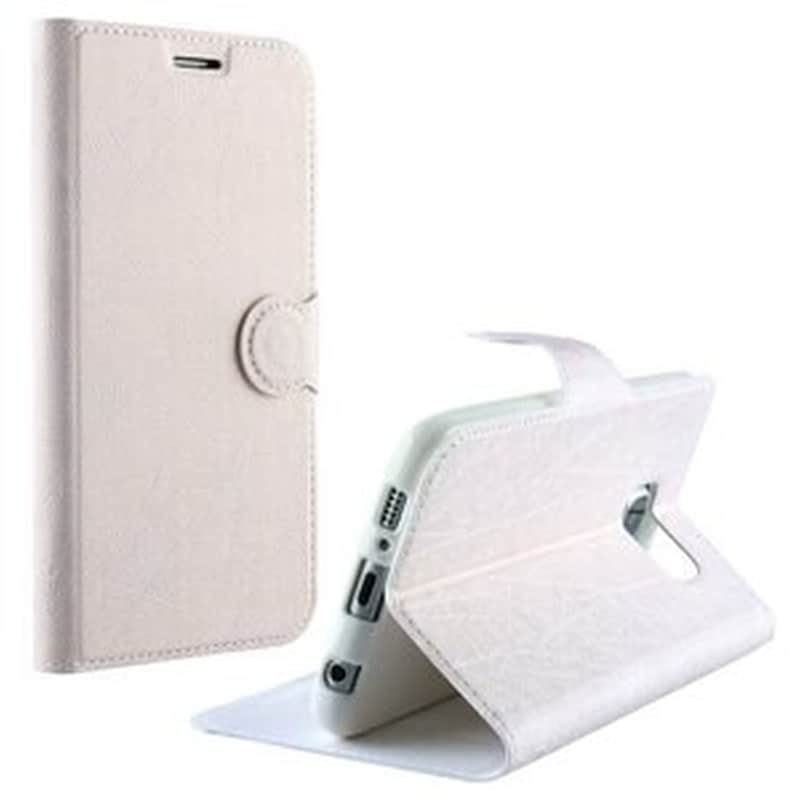 Θήκη Huawei P8 - Volte-Tel Line Leather TPU - White VOLTE-TEL