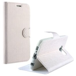 Θήκη Huawei P8 - Volte-Tel Line Leather TPU - White