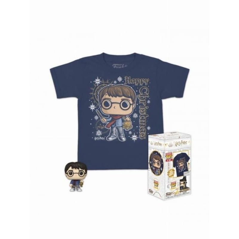 Funko Pop! Tees - Pocket Harry Potter - Holiday Harry Potter με T-shirt (Medium-kids)