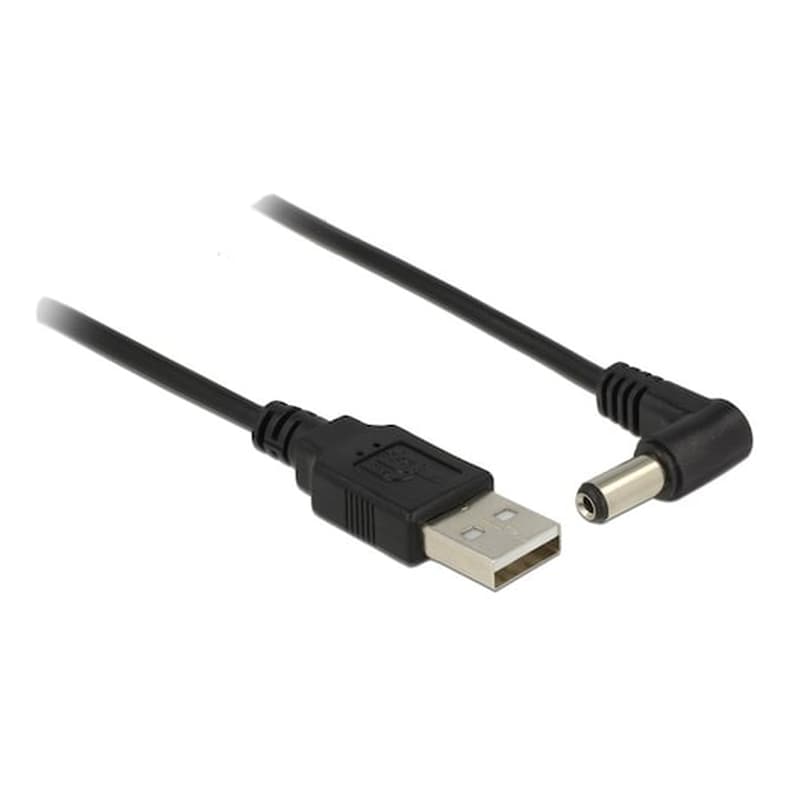 DELOCK Καλώδιο DeLock USB-A Male σε DC 5.5 x 2.1mm Male - 1.5m