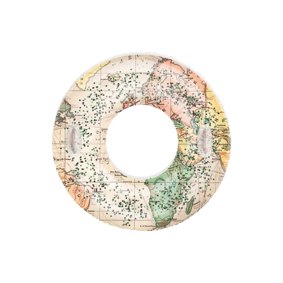 Φουσκωτό Θαλάσσης Legami Milano Travel με Χειρολαβές 120cm - Μπεζ image 0