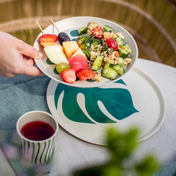 Σετ Μικρά Πιάτα Koziol Connect 4 τμχ 20.5 cm - Nature Desert Sand image 5