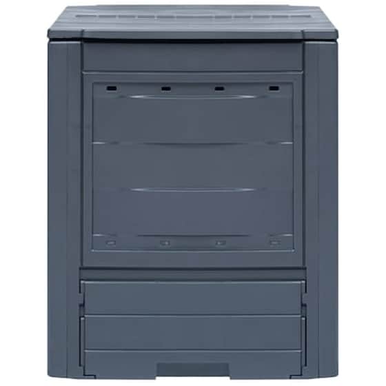 Vidaxl Κομποστοποιητής Κήπου Γκρι 60 X 60 X 73 Εκ. 260 Λίτρα image 3