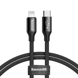 Καλώδιο δεδομένων Baseus Yiven Usb-C To Lightning 1.5m - Black