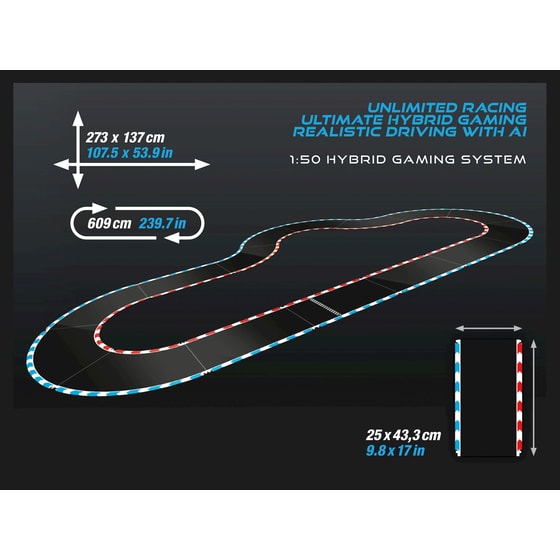 Carrera Hybrid Set: Devil Drivers 1:50 Porsche 911 GT3 R Τηλεκατευθυνόμενα Αυτοκίνητα σε Πίστα (50050002) image 6